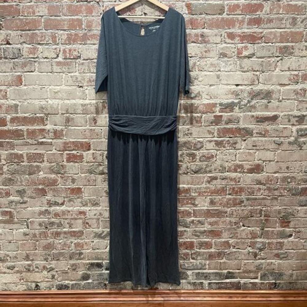 Soft Surroundings Talls Toujours‎ Jersey Knit Wide Leg Jumpsuit Size Medium - Picture 2 of 8